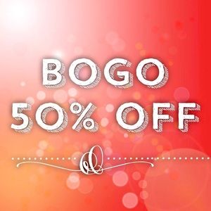 Buy one get one 50% off 🛍